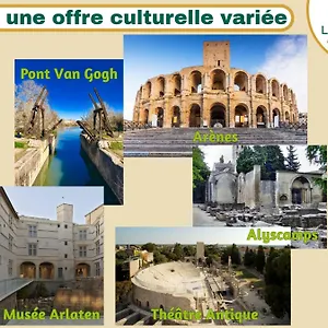 Ferienhaus Ateliers, Terrasse - Parking - Clim, Arles